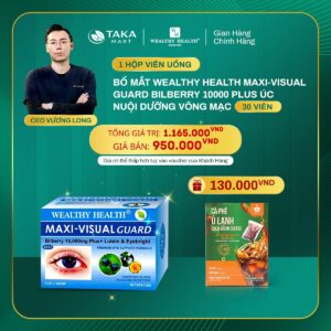 Viên uống bổ mắt Maxi-Visual Guard Bilberry 10000 Plus
