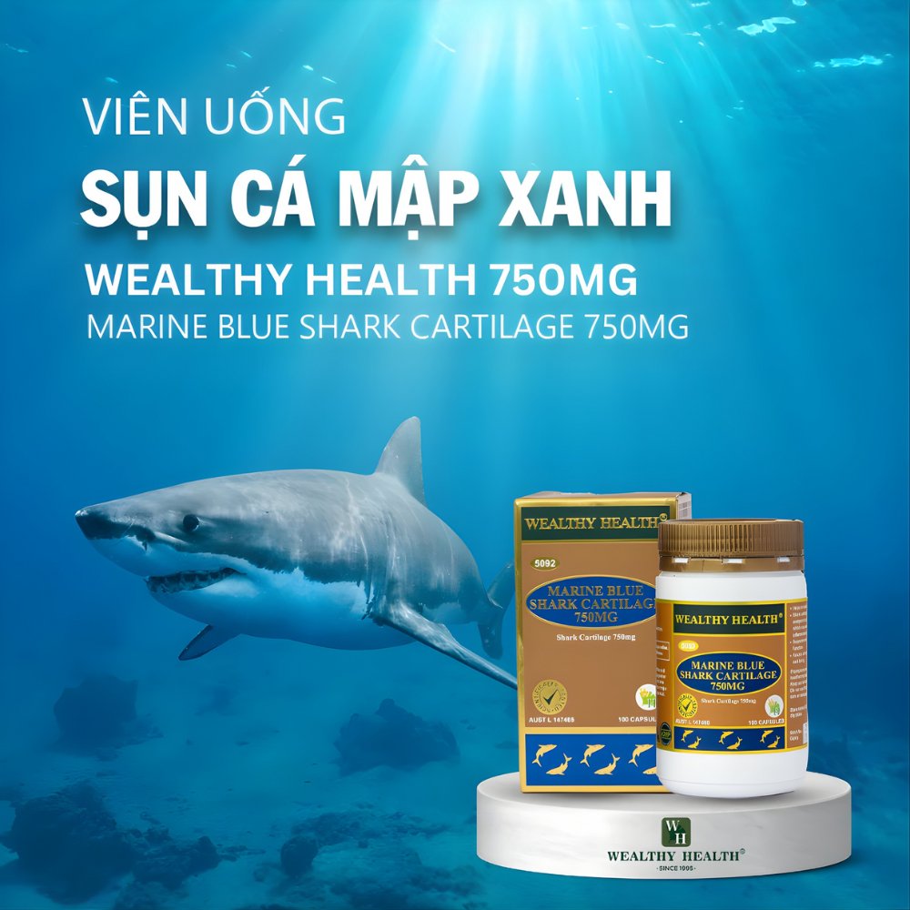 Viên nang sụn cá mập biển xanh 750MG - Ảnh 8