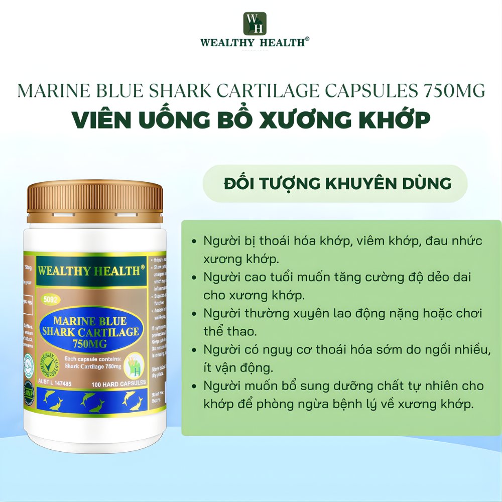 Viên nang sụn cá mập biển xanh 750MG - Ảnh 7