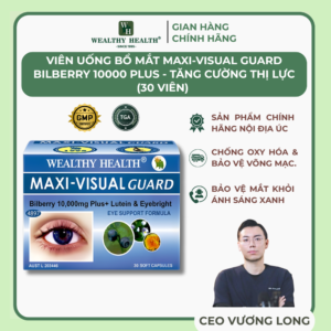 Viên uống bổ mắt Maxi-Visual Guard Bilberry 10000 Plus