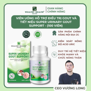 Hỗ trợ bệnh gút siêu tiết niệu