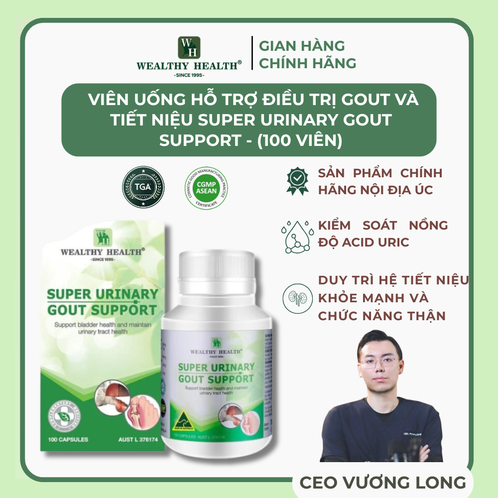Hỗ trợ bệnh gút siêu tiết niệu