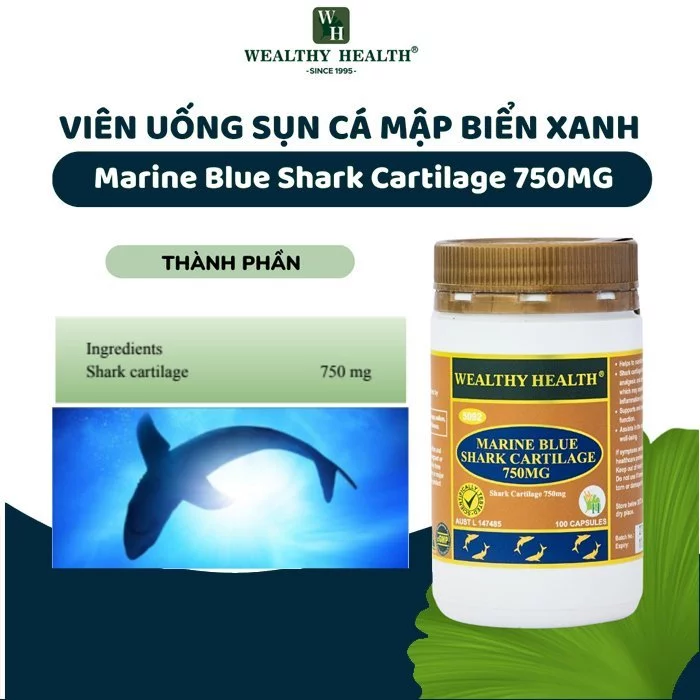 Viên nang sụn cá mập biển xanh 750MG - Ảnh 6